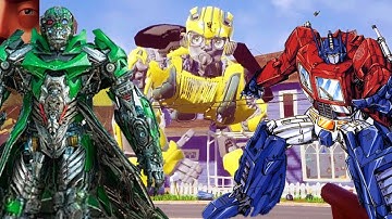 HELLO NEIGHBOR Transformers - My New Neighbor Bumblebee & Optimus Prime & Crosshairs History