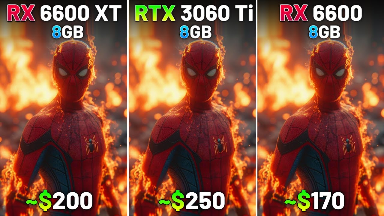 RX 6600 XT vs RTX 3060 Ti vs RX 6600 in 2025 | Test in 12 Games | 1080p ...
