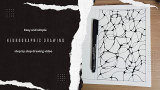how to draw Neurographic art //step by step drawing of Neurographic art /easy drawing for beginners.