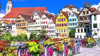 Solving Magic Jigsaw Puzzles 329 (140🧩) Floral city of Tuebingen, Germany screenshot 5