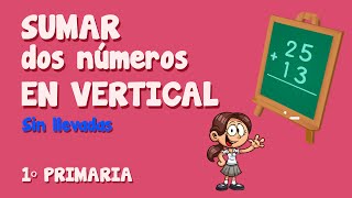 Suma vertical de dos numeros sin llevar para Primaria (1/3)