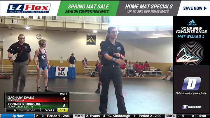 Mat 1 114 Zachary Evans Team Texas Vs Conner Kimbr...