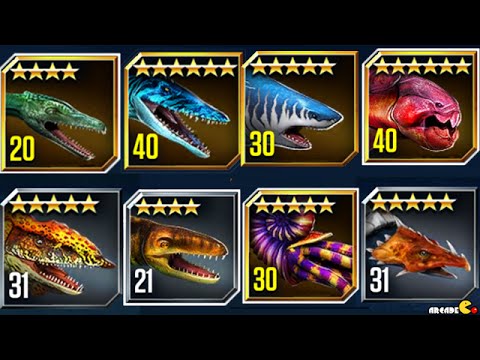 What are the names of water dinosaurs?