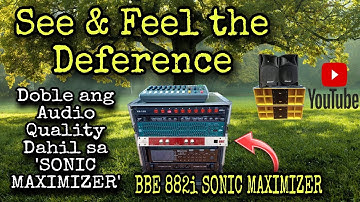 BBE 882i SONIC MAXIMIZER in Basic 3Way Connection Settings (TUTORIAL VIDEO) #Play_Ground