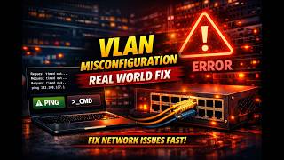 Layer 2 Network Issue Explained  VLAN Misconfiguration Case Study