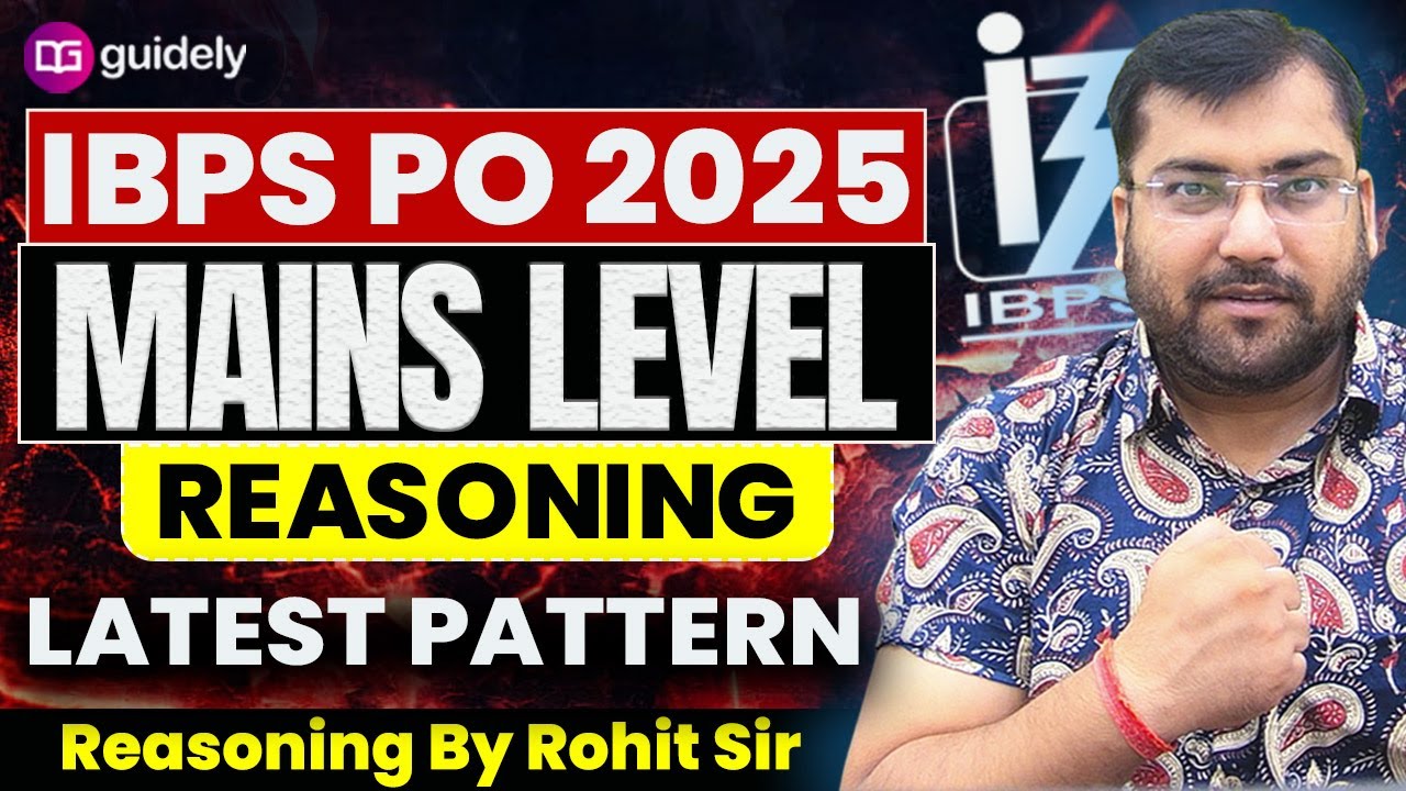 IBPS PO Mains Reasoning Classes | Puzzle & Miscellaneous Questions for ...