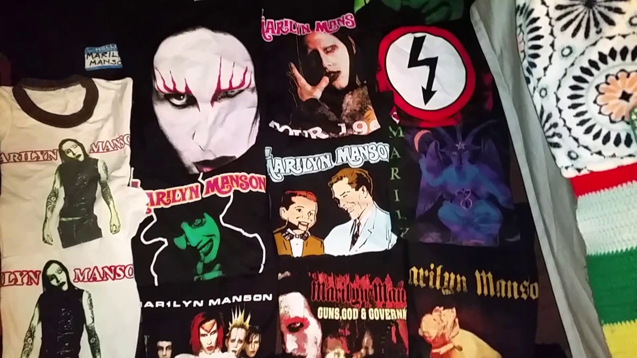 T-shirt Marilyn Manson Original 2003 - Taille M Femme, Neuf Jamais Porté, Rare