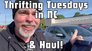 Thrifting Tuesdays in NC   Thrift Shopping & Haul