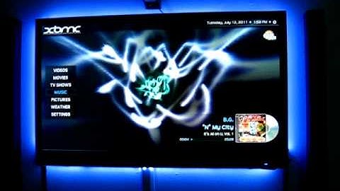 Ambilight project using amblone and xbmc