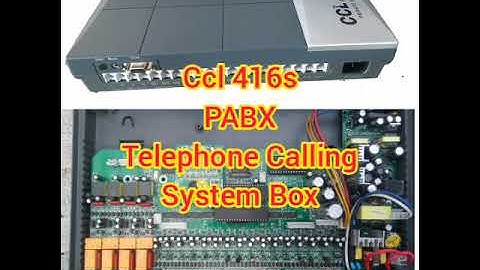 CCL 416s PABX Telephone Intercom Calling System Box Machine Hardware Board Supply Repair Om Amritsar