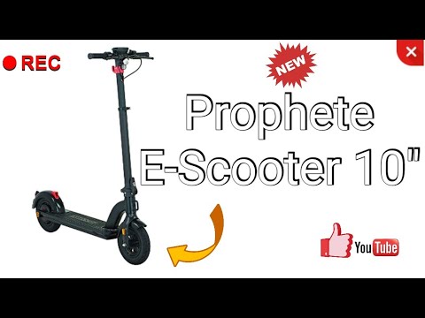 Prophete E-Scooter 10 Unboxing und Technische Daten 