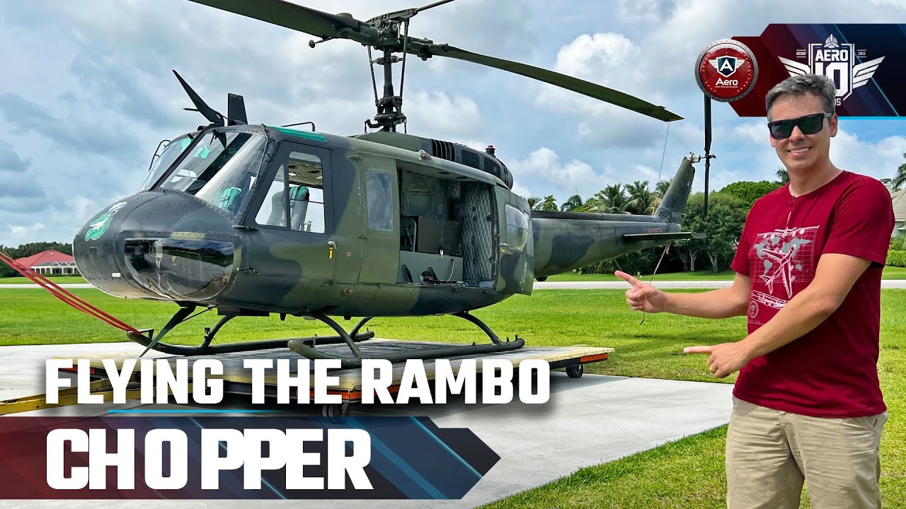 FLYING the BELL UH-1 - Classic military HELICOPTER