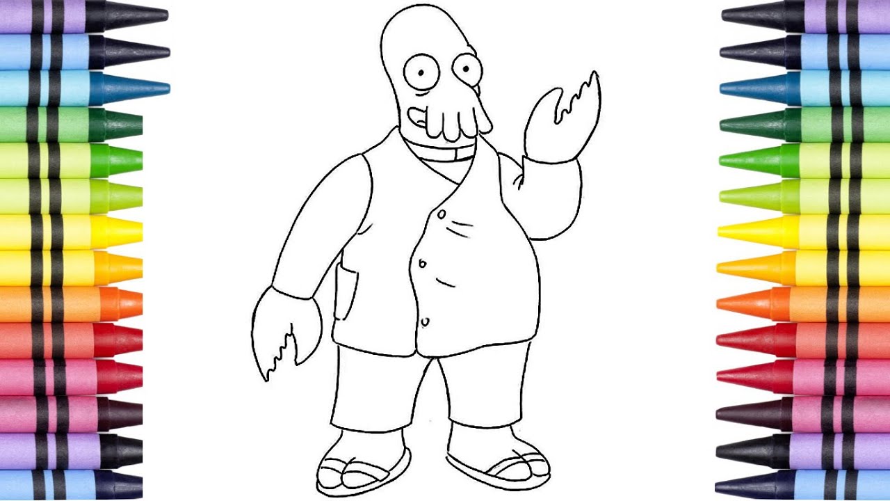 How To Draw Dr Zoidberg Easy Step By Step For Kids |Art Life