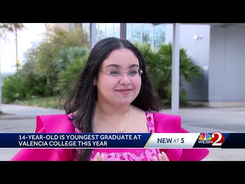 14-year-old becomes one of Valencia College's youngest graduates