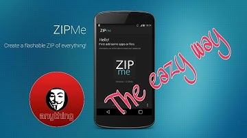 Zipme Android App to create CWM flashable zip file