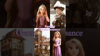 Disney princesses inspired from different eras ✨#history #shorts #disneyprincess #rococo #rapunzel