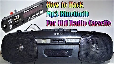 Three Ways To Convert Mp3 Bluetooth For Old  Radio Cassette Tapes