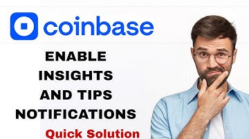 How To Enable Insights And Tips Notifications On Coinbase Wallet App | Step By Step