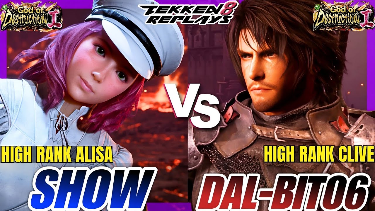 Tekken 8 - SHOW (Alisa) vs Dal Bit06 (Clive) - High Level Ranked Match Replay