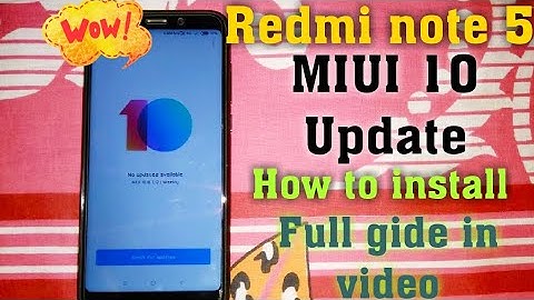 Redmi note 5 Miui 10 8.7.12 Global Beta Update || How to install MIUI 10 .