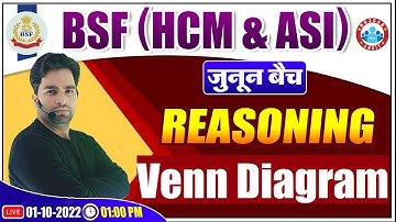 BSF Reasoning Class | Venn Diagram Reasoning Tricks | BSF HCM & ASI Reasoning Class #23