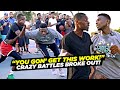 "Get TF Outta My Face!!" YouTube Basketball GODS Pulled Up To Our Park Takeover & S*** GOT INTENSE!!