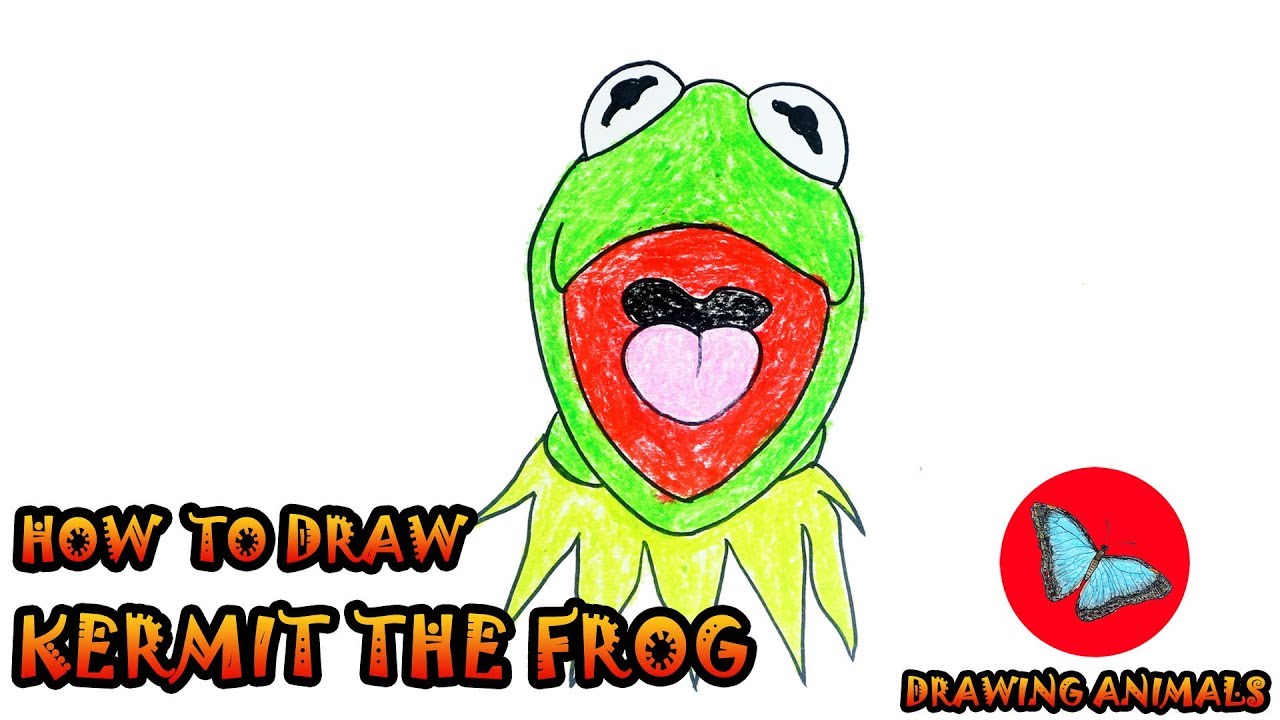 Drawing Kermit The Frog Meme Connie Creates Youtube