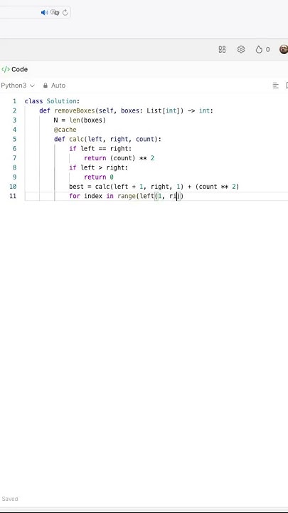 Leetcode 546: Remove Boxes - YouTube