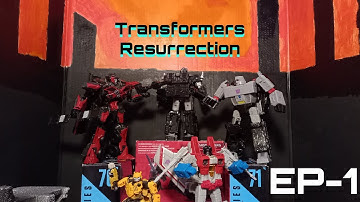 Transformers Resurrection EP 1 | Leaving Cybertron | Transformers Stop Motion Animation