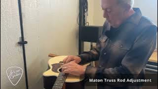 HOW TO - Adjust your Truss Rod on a Maton Acoustic Guitar