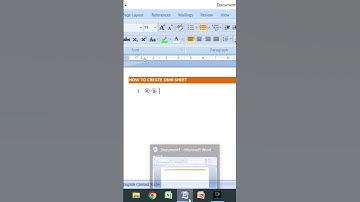 How to Create OMR Sheet In Ms Word #viral #ytshorts #shortvideo #shorts