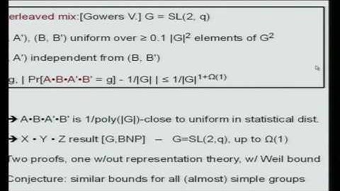 Interleaved products in special linear groups: mixing and communication complexity - Emanuele Viola