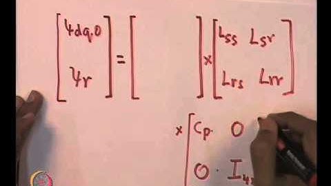 Mod-01 Lec-13  Modeling of Synchronous Machines (Contd.)