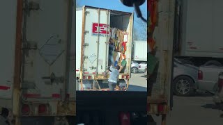 Truckers Forget to Try the Other Latch || ViralHog