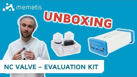 memetis NORMALLY-CLOSED MICRO VALVE | Evaluation Kit Unboxing | Shape Memory Alloy Valve