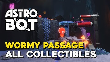 Astro Bot Wormy Passage All Collectible Locations (All Bots & Puzzle Pieces)