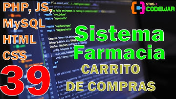 39. Carrito de Compras, agregar productos, quitar productos - Sistema Farmacia PHP JS MYSQL HTML CSS