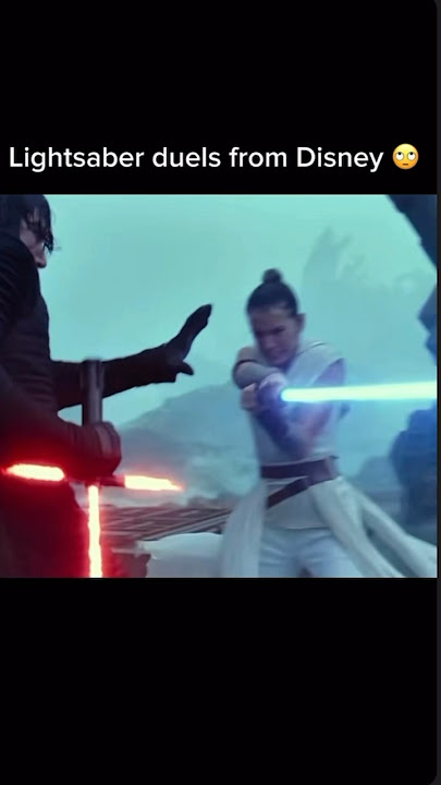 Disney vs Lucas film lightsaber battle #starwars #kyloren #reyskywalker #starwarsedit #lucasfilm