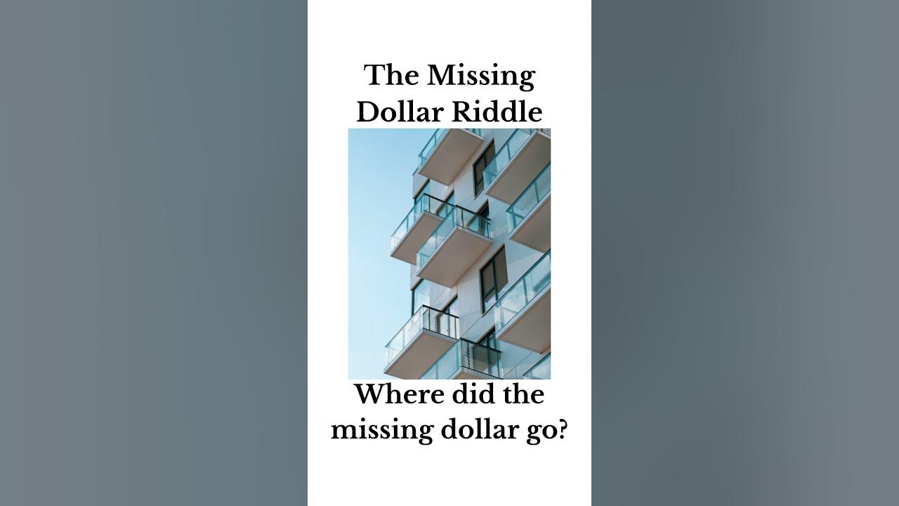 The Missing Dollar Riddle // Tricky Riddles - YouTube