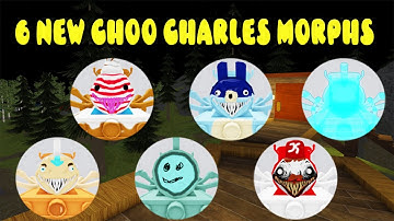 NEW UPDATE - UNLOCK ALL 6 NEW MORPHS in Choo Charles Morphs | ROBLOX