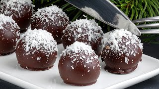🎄 ¡Postre navideño en 10 minutos! ¡Sin horno! ¡Solo unos pocos ingredientes!