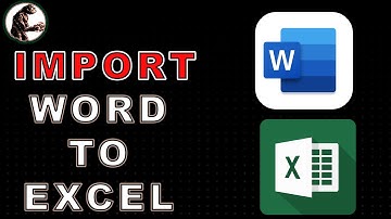 How to Import Word Lists into Excel