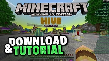 How To Get HACKS In Minecraft Windows 10 Edition | Tutorial
