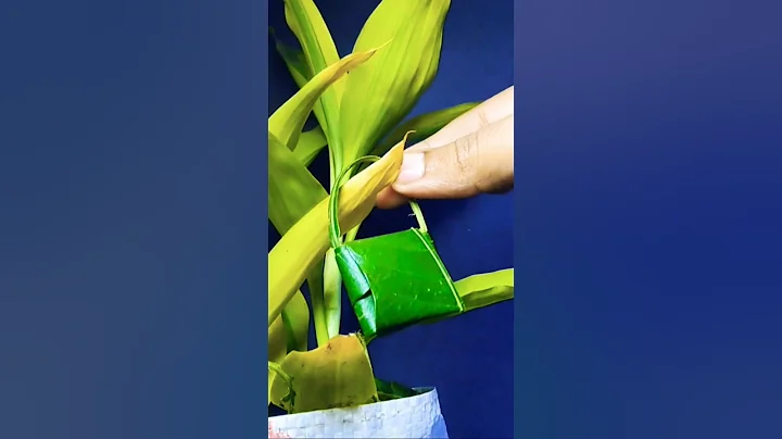 Mango leaf BAG ✨️✨️✨️ #shortvideo #youtubeshorts #craft #leaf #origami