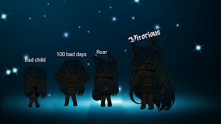 Video thumbnail of "Bad child|| 100 Bad Days|| Roar|| victorious|| 4 in 1, oc's past (Glmv)       [outdated]"