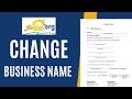 How To Change Your Business Name on SunBiz| Navigate Now