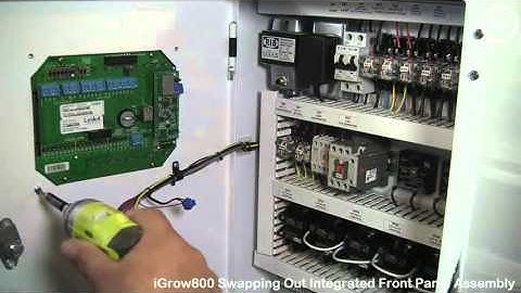iGrow800 Swapping Out Integrated Front Panel Assembly