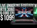 $1099 RTX 3060 Gigabyte G5 with 240 hz Display Live Unboxing and Testing!