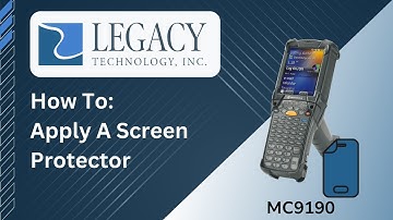 How To: Apply A Screen Protector | Zebra / Motorola MC9190