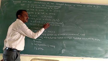 3 Bsc mathematics  ,paper 5, characteristic of an integral domain is zero or prime